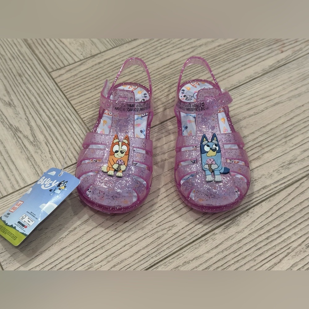 Blue & bingo girls jelly sandals